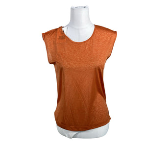 Unisex Soc - Sports shirt, short sleeve, size 34 - Orange (1)