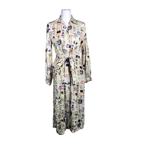 Unisex Milano - Schiffon dress, size 36 - Beige ()