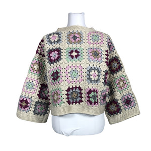 Unisex Handmade - Cardigan, size 36 - Beige (1)