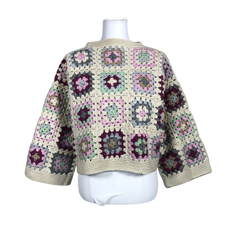 Unisex Handmade - Cardigan, size 36 - Beige ()