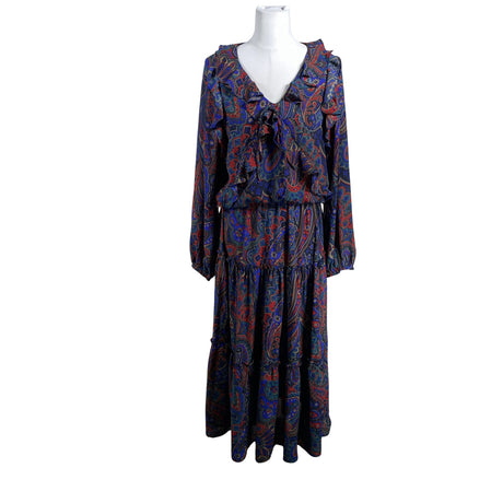 Unisex Lauren Ralph Lauren - Schiffon dress, size 38 - Blue ()