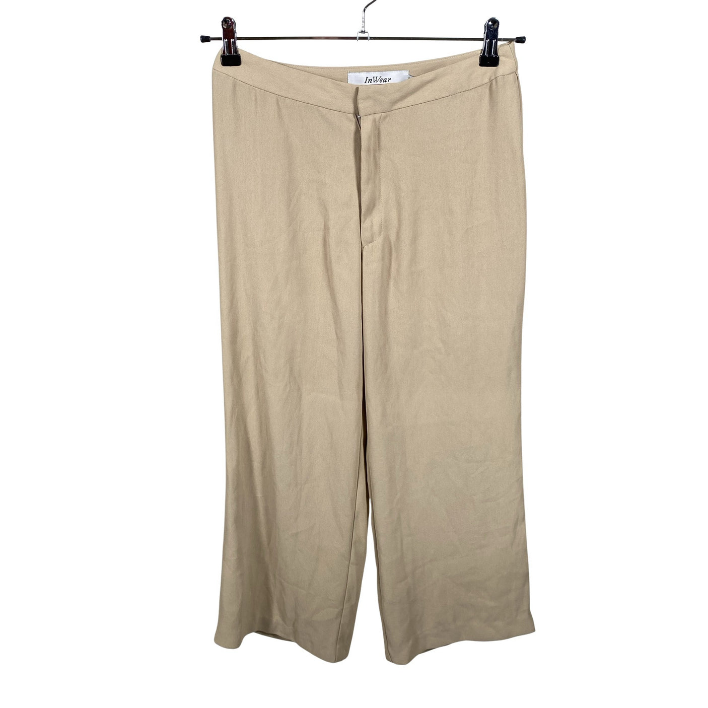 Unisex InWear - Straight leg trousers, size 38 - Beige (1)