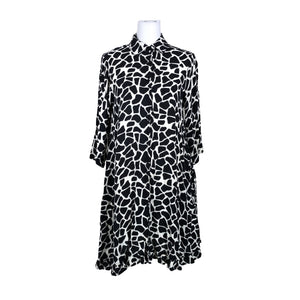 Unisex Ze-Ze - Schiffon dress, size 38 - Black (1)