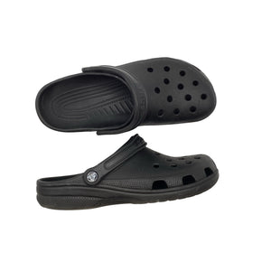 Unisex Crocs - Slip-on shoes, size 45 - Black (1)