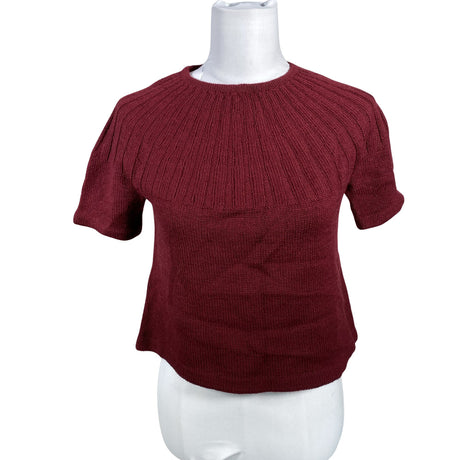 Unisex Handmade - Sweater, size 36 - Wine red ()