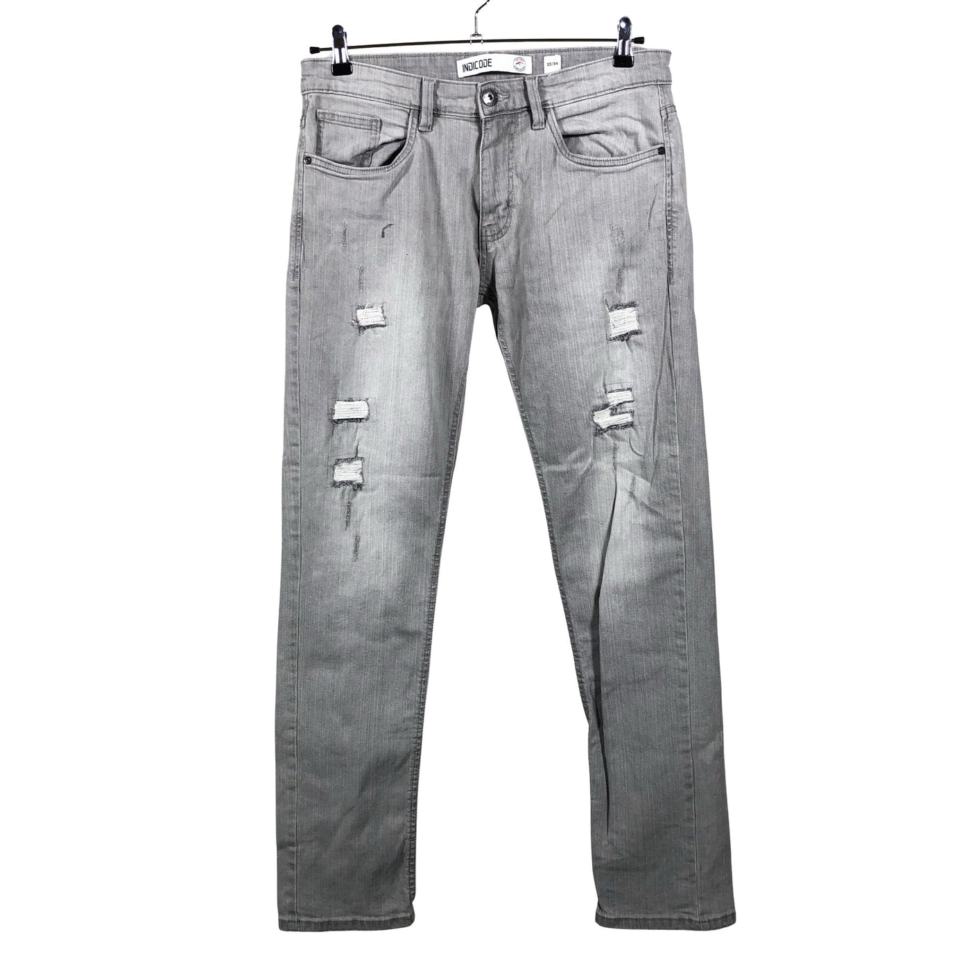 Unisex Indicode - Jeans, size W33 - Gray (1)