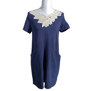 Unisex Lumoan - Tricot dress, size 38 - Blue (1)