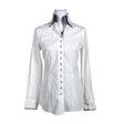 Unisex Fior da Liso - Collared shirt, size 36 - White ()