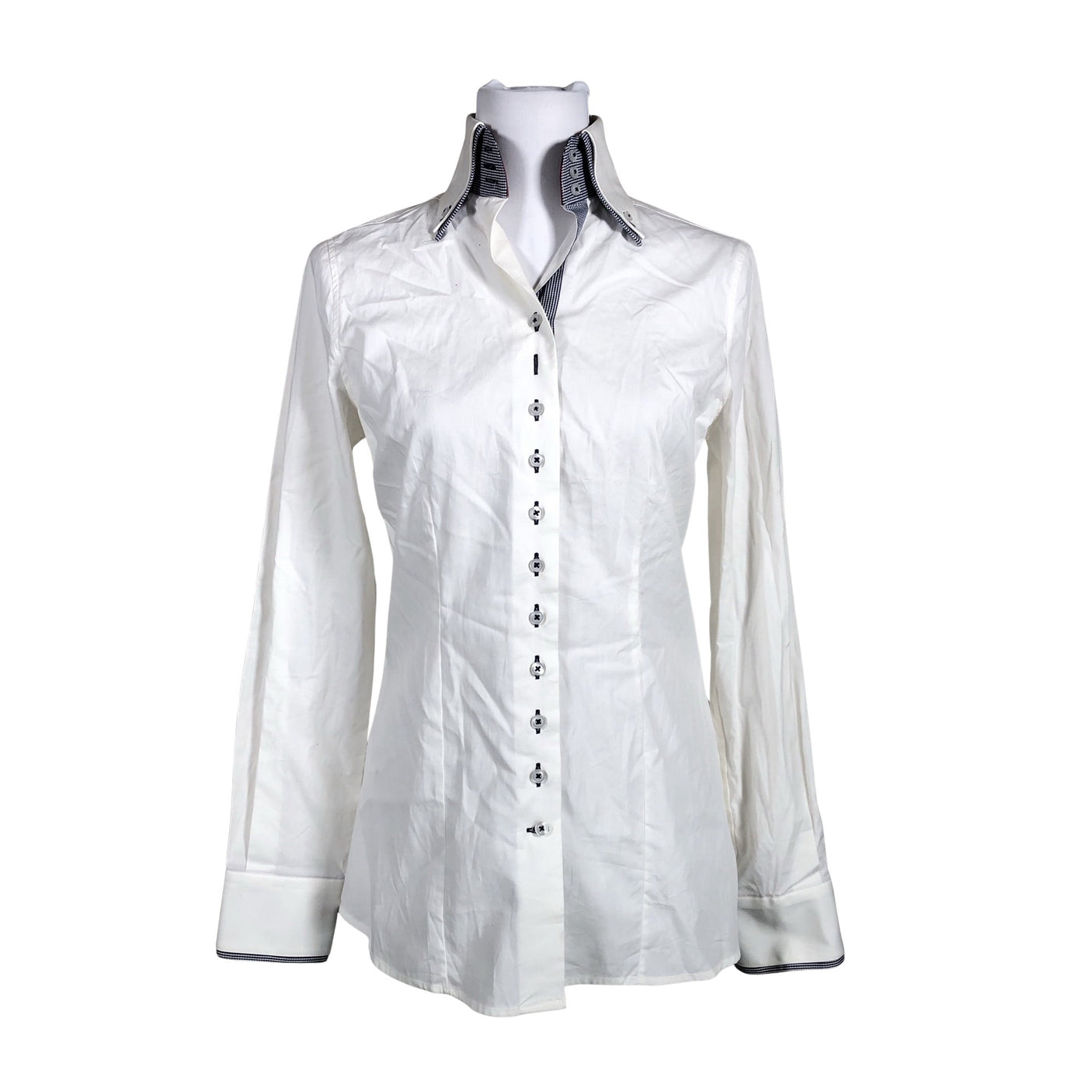 Unisex Fior da Liso - Collared shirt, size 36 - White (1)