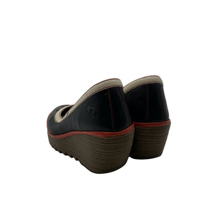 Unisex FLY London - Wedge heel shoes, size 37 - Black (2)