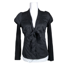 Unisex Kookai - Short-sleeved blouse, size 40 - Black (1)