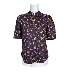 Unisex Holly & Whyte by Lindex - Short-sleeved blouse, size 36 - Violet (1)