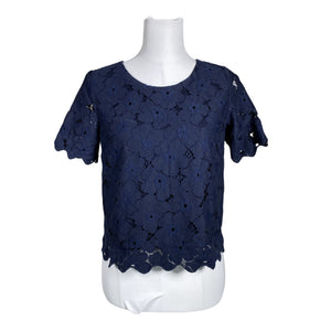 Unisex Holly & Whyte by Lindex - Short-sleeved blouse, size 38 - Blue (1)