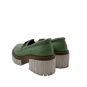 Unisex Vamsko - Loafers, size 38 - Green (2)