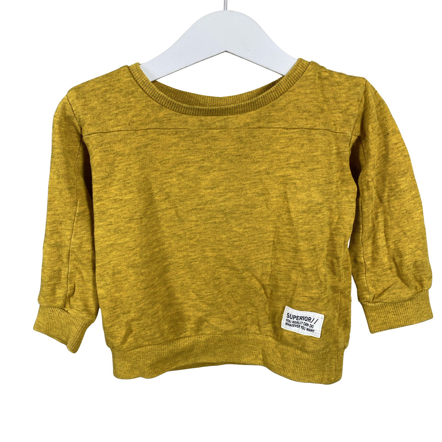 Unisex Name It - Sweatshirt, size 80 - 86 - Yellow (1)