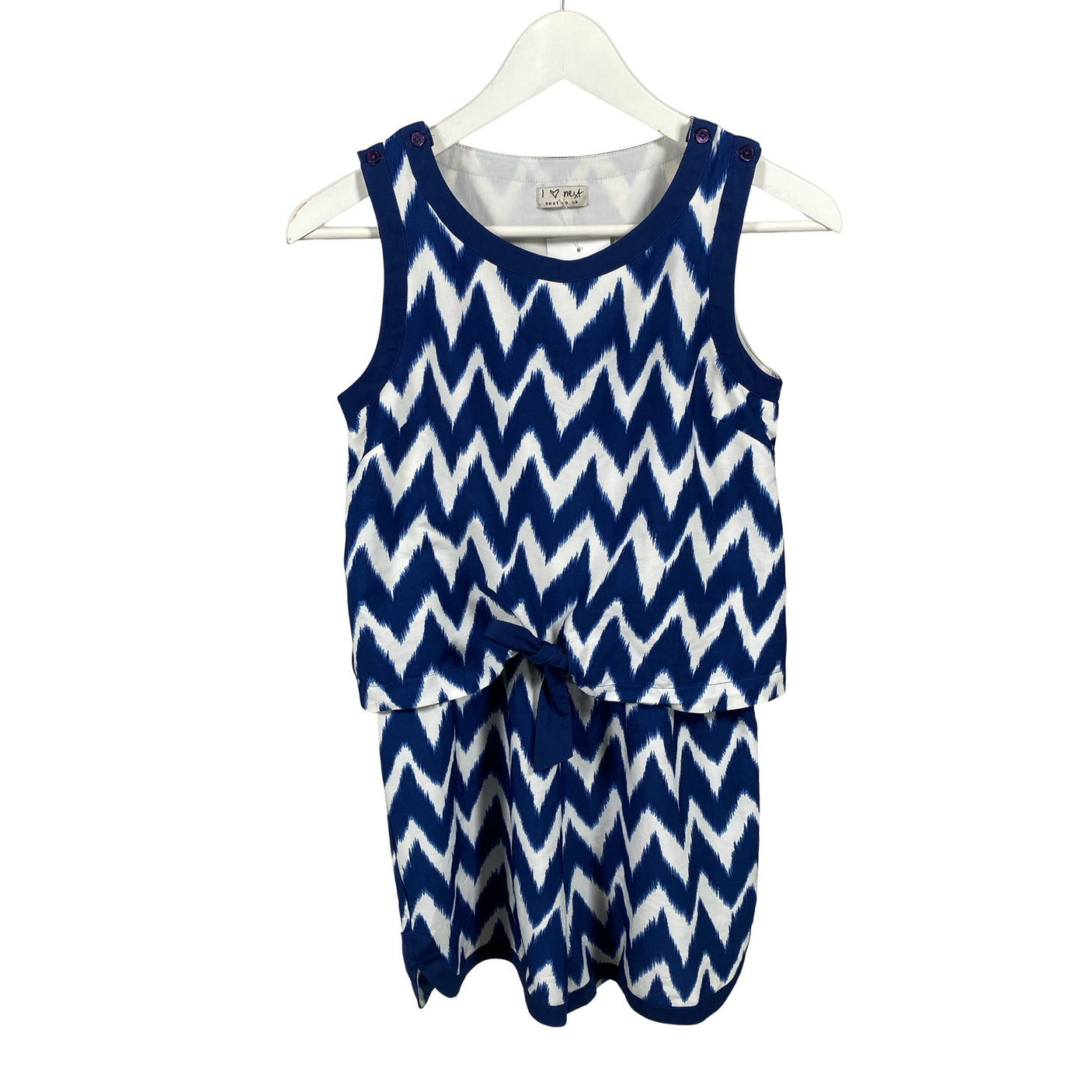 Unisex Next - Short overalls, size 146 - 152 - Blue (1)