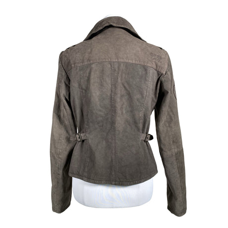 Unisex Superdry - Leather jacket, size 38 - Brown (2)
