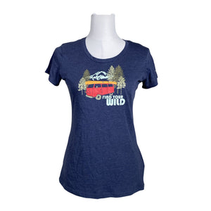 Unisex Columbia - T-shirt, size 36 - Blue (1)