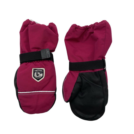 Unisex Hestra - Winter gloves, size 3 - 4 vuotta - Pink ()