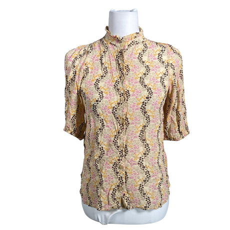 Unisex Second Female - Short-sleeved blouse, size 34 - Beige ()