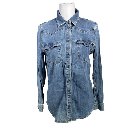 Unisex Massimo Dutti - Denim shirt, size 38 - Blue ()