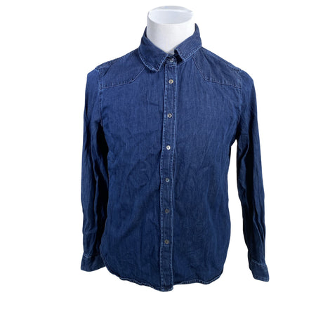 Unisex Massimo Dutti - Denim shirt, size L - Blue ()
