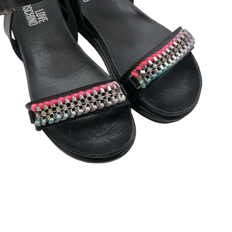 Unisex Love Moschino - Sandals, size 38 - Black (2)
