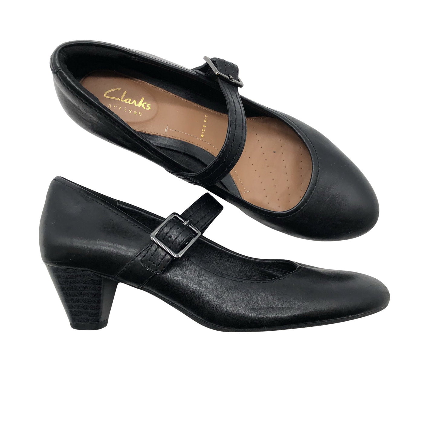 Unisex Clarks - High heels, size 39 - Black (1)