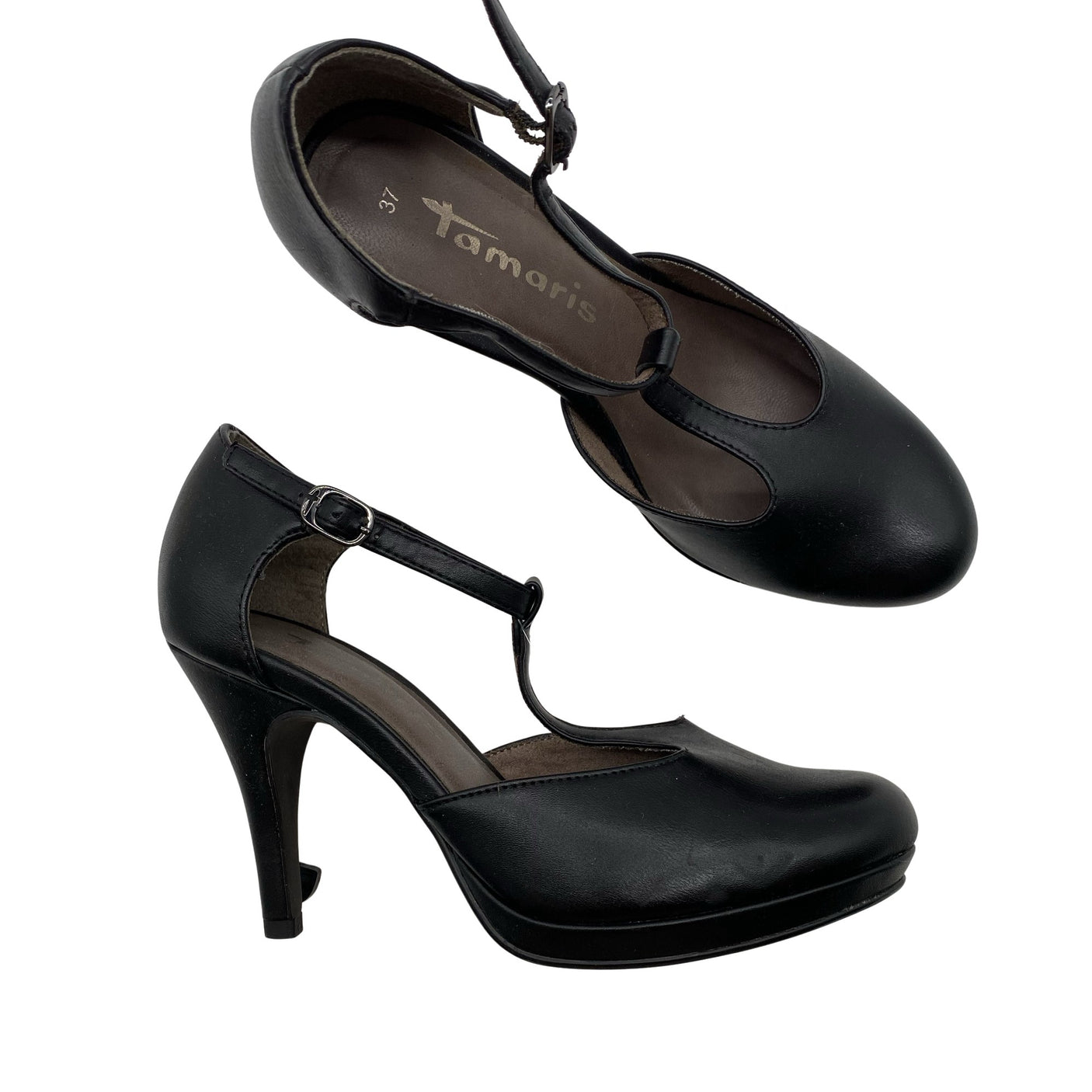 Unisex Tamaris - High heels, size 37 - Black (1)