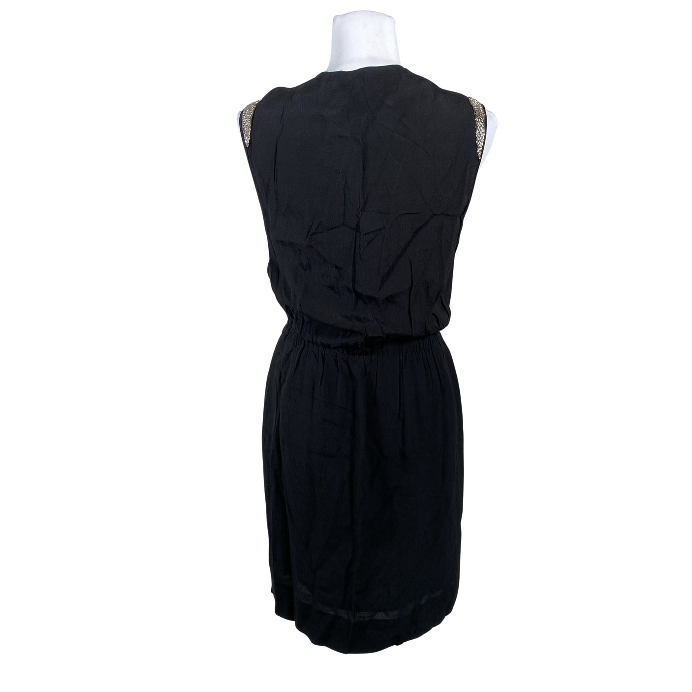 Unisex Sandro Paris - Schiffon dress, size 38 - Black (2)