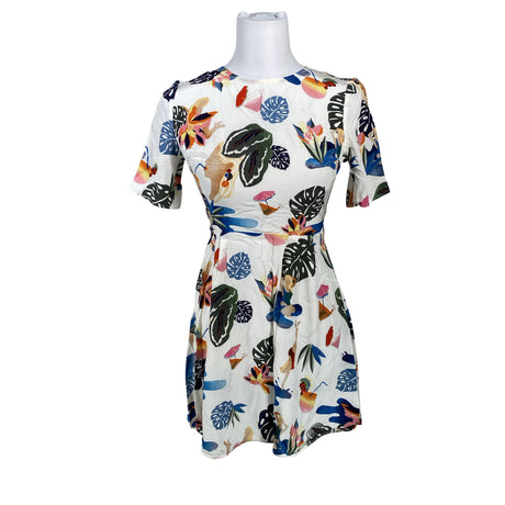 Unisex &Other Stories - Schiffon dress, size 36 - White ()