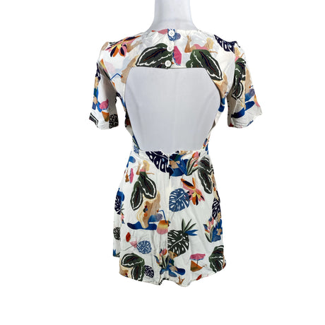 Unisex &Other Stories - Schiffon dress, size 36 - White (2)