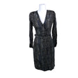 Unisex Massimo Dutti - Schiffon dress, size 34 - Gray ()
