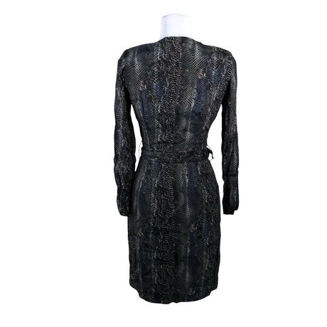Unisex Massimo Dutti - Schiffon dress, size 34 - Gray (2)