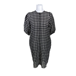 Unisex Second Female - Schiffon dress, size 38 - Black (1)