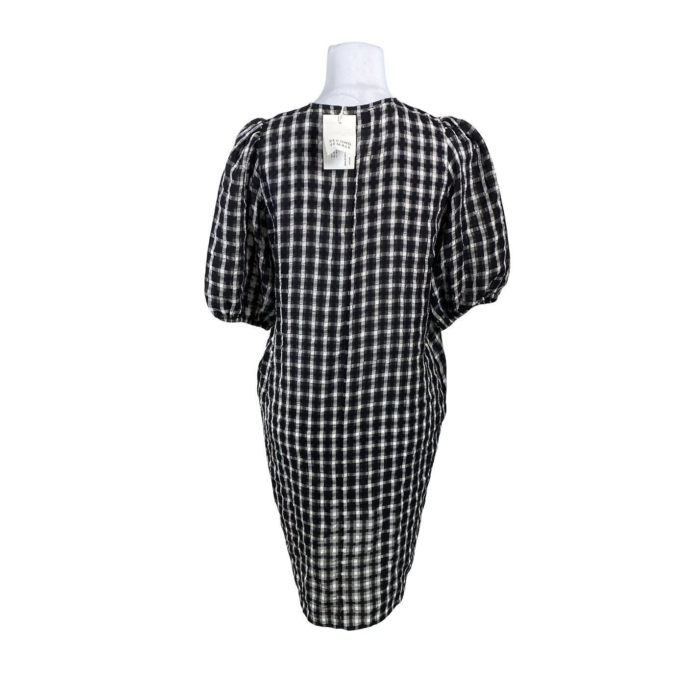 Unisex Second Female - Schiffon dress, size 38 - Black (3)