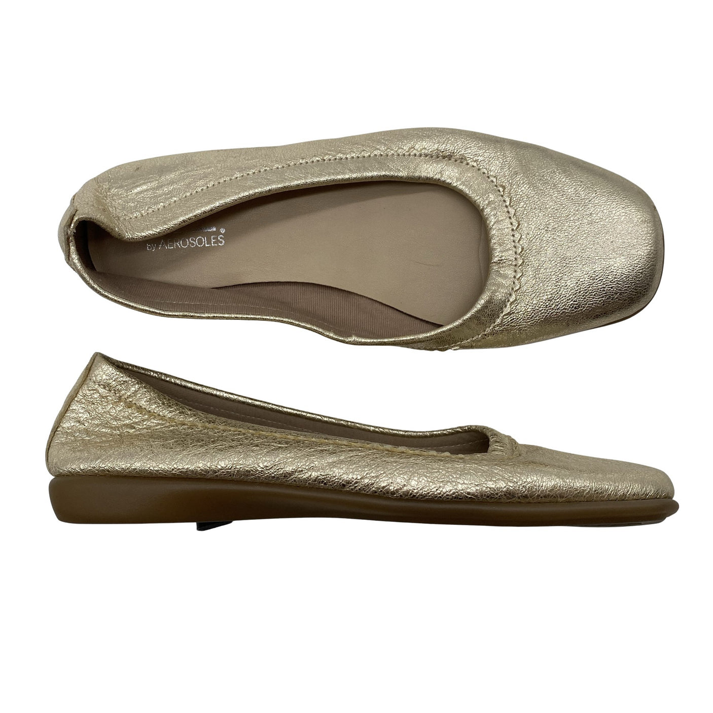 Unisex Aerosoles - Ballerinas, size 35 - Gold (1)