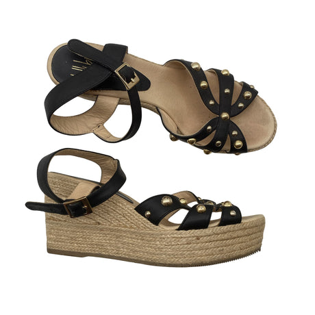 Unisex Billi Bi - Wedge sandals, size 39 - Black ()