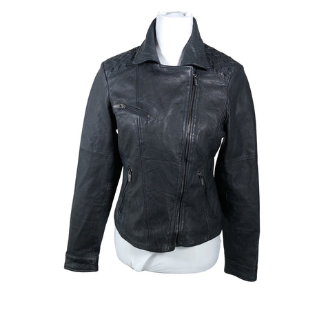 Unisex Esprit - Leather jacket, size 38 - Black ()