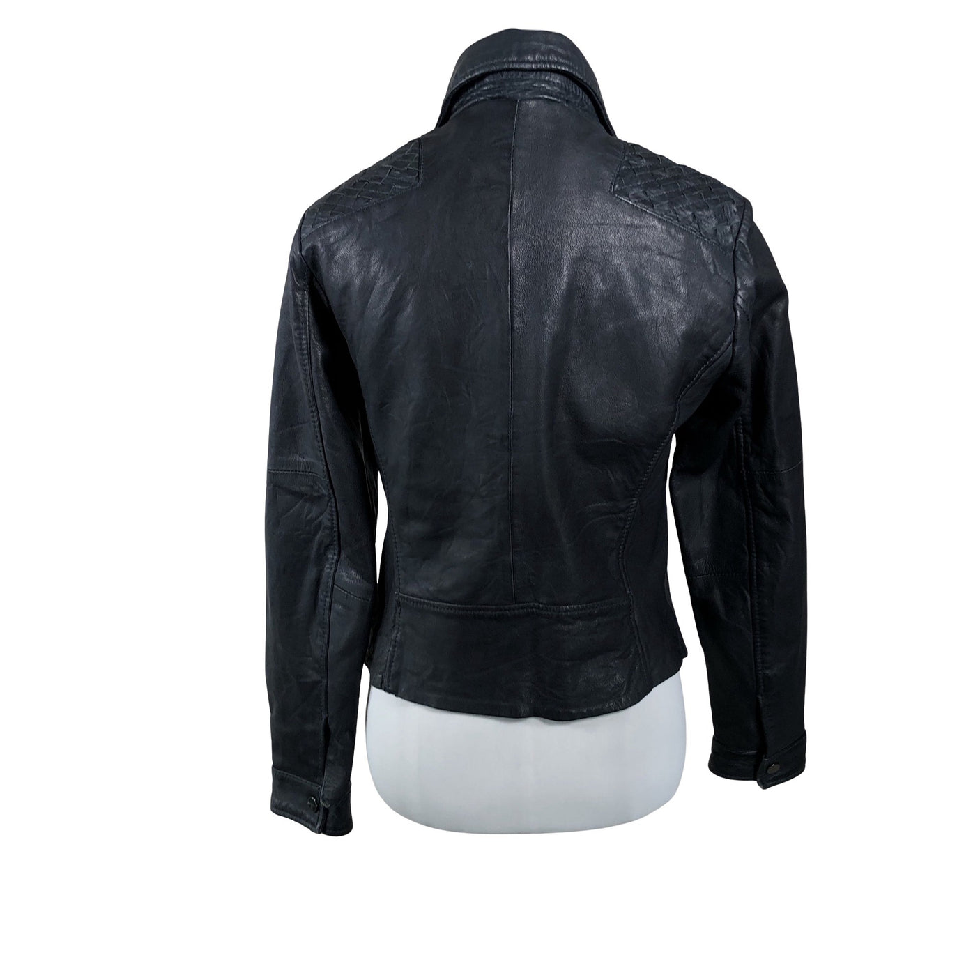 Unisex Esprit - Leather jacket, size 38 - Black (2)