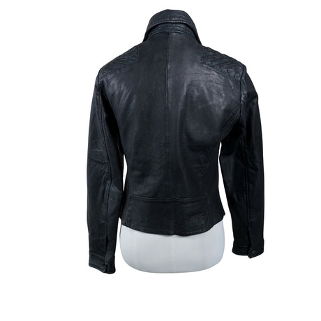 Unisex Esprit - Leather jacket, size 38 - Black (2)