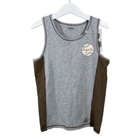 Unisex POMPdeLUX - Tricot tank top, size 134 - 140 - Gray ()