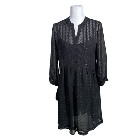 Unisex Laura Ashley - Schiffon dress, size 38 - Black ()