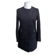 Unisex Sand - Wool coat, size 42 - Black ()