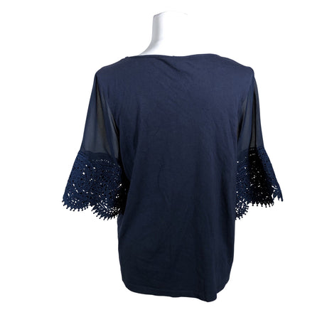 Unisex Lindex - Short-sleeved blouse, size 38 - Blue (2)