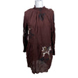 Unisex Coster Copenhagen - Schiffon dress, size 40 - Wine red ()