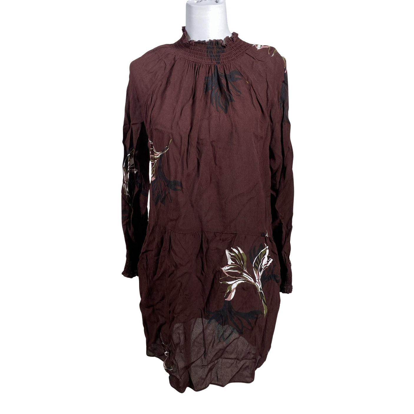 Unisex Coster Copenhagen - Schiffon dress, size 40 - Wine red (1)