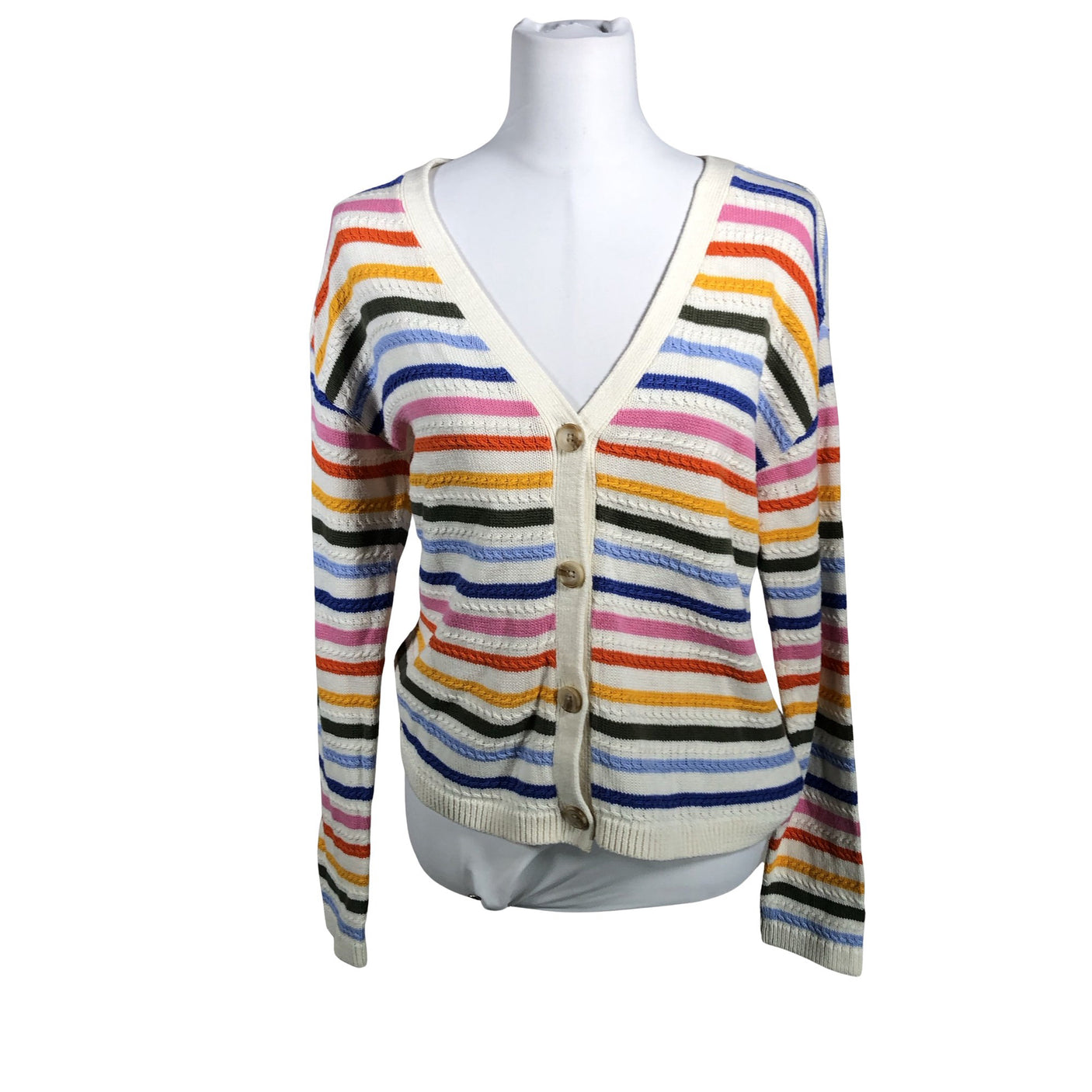 Unisex Talbots - Cardigan, size 38 - White (1)