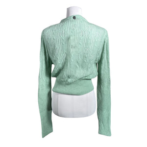 Unisex Twinset - Cardigan, size 38 - Green (2)