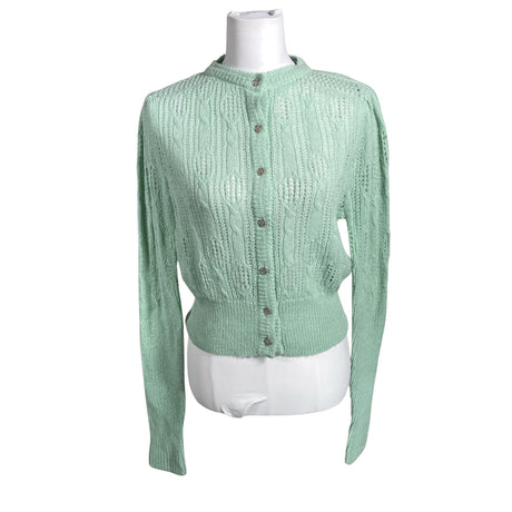 Unisex Twinset - Cardigan, size 38 - Green ()